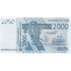 P616Hb Niger - 2000 Francs Year 2004